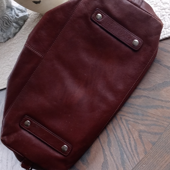 COACH BROWN LEATHER BAG - Picture 4 of 10